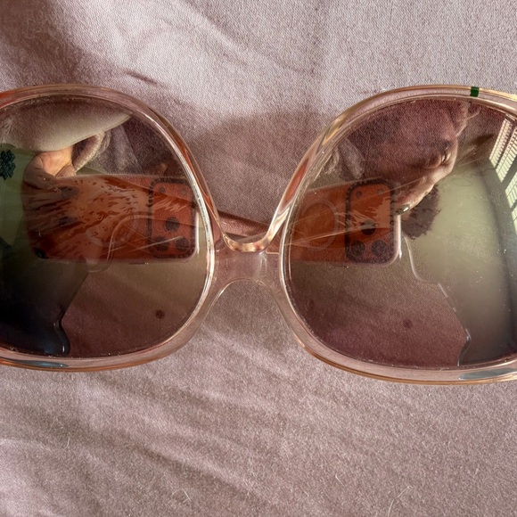 Giorgio Armani Floral acrylic sunglasses